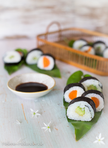 Sushi, vegan, Helene Holunder